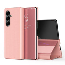 Load image into Gallery viewer, Plated Mirror Horizontal Flip Leather Phone Case with Holder, For Galaxy Z Fold8 Ultra 5G, For Galaxy Z TriFold, For Galaxy Z Fold7, For Galaxy Z Fold6, For Galaxy Z Fold5 5G