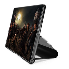 Load image into Gallery viewer, Plated Mirror Horizontal Flip Leather Phone Case with Holder