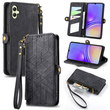 Load image into Gallery viewer, Geometric Zipper Wallet Side Buckle Leather Phone Case, For Samsung Galaxy S25 Ultra 5G, For Samsung Galaxy C55, For Samsung Galaxy M55, For Samsung Galaxy A55 5G, For Samsung Galaxy S24 Ultra 5G, For Samsung Galaxy S24+ 5G, For Samsung Galaxy S24 5G  ...