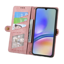Load image into Gallery viewer, Geometric Zipper Wallet Side Buckle Leather Phone Case, Samsung Galaxy A05s, For Samsung Galaxy A25 5G, For Samsung Galaxy S23 FE 5G, For Samsung Galaxy A24 4G, For Samsung Galaxy A23 5G, For Samsung Galaxy A14 4G, For Samsung Galaxy A24 5G            ...