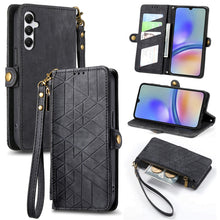 Load image into Gallery viewer, Geometric Zipper Wallet Side Buckle Leather Phone Case, Samsung Galaxy A05s, For Samsung Galaxy A25 5G, For Samsung Galaxy S23 FE 5G, For Samsung Galaxy A24 4G, For Samsung Galaxy A23 5G, For Samsung Galaxy A14 4G, For Samsung Galaxy A24 5G            ...