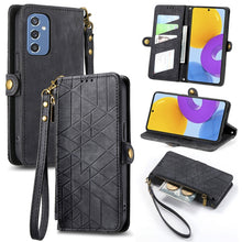Load image into Gallery viewer, Geometric Zipper Wallet Side Buckle Leather Phone Case, For Samsung Galaxy A13 4G, For Samsung Galaxy M52 5G, For Samsung Galaxy S22 Ultra 5G, For Samsung Galaxy S22+ 5G, For Samsung Galaxy S22 5G, For Samsung Galaxy A13 5G, For Samsung Galaxy A41     ...