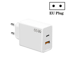 Load image into Gallery viewer, GaN PD48W Type-C PD3.0 + USB3.0 Notebook Adapter for MacBook Series ，EU Plug, EU Plug
