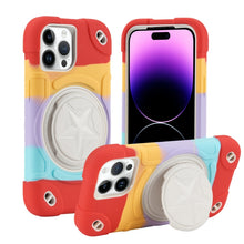Load image into Gallery viewer, Shield PC Hybrid Silicone Phone Case, For iPhone 14, For iPhone 14 Pro Max, For iPhone 13 Pro Max, For iPhone 13