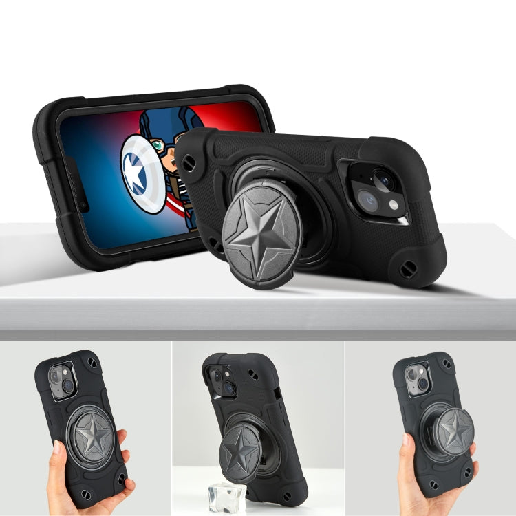 Shield PC Hybrid Silicone Phone Case, For iPhone 14, For iPhone 14 Pro Max, For iPhone 13 Pro Max, For iPhone 13