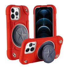 Load image into Gallery viewer, Shield PC Hybrid Silicone Phone Case, For iPhone 12, For iPhone 12 Pro Max, For iPhone 12 Pro