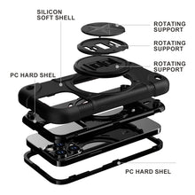 Load image into Gallery viewer, Shield PC Hybrid Silicone Phone Case, For iPhone 12, For iPhone 12 Pro Max, For iPhone 12 Pro