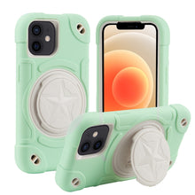 Load image into Gallery viewer, Shield PC Hybrid Silicone Phone Case, For iPhone 12, For iPhone 12 Pro Max, For iPhone 12 Pro