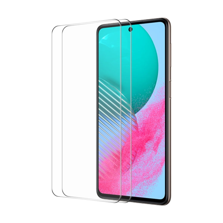 2pcs ENKAY 0.26mm 9H 2.5D High Aluminum-silicon Tempered Glass Film, For Samsung Galaxy A35, For Samsung Galaxy A55, For Samsung Galaxy M04, For Samsung Galaxy A25 5G, For Samsung Galaxy S23 FE, For Samsung Galaxy M54 /F54, For Samsung Galaxy A15 4G / 5G