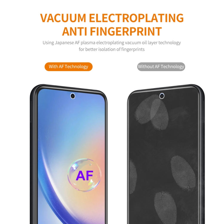 2pcs ENKAY 0.26mm 9H 2.5D High Aluminum-silicon Tempered Glass Film, For Samsung Galaxy A35, For Samsung Galaxy A55, For Samsung Galaxy M04, For Samsung Galaxy A25 5G, For Samsung Galaxy S23 FE, For Samsung Galaxy M54 /F54, For Samsung Galaxy A15 4G / 5G