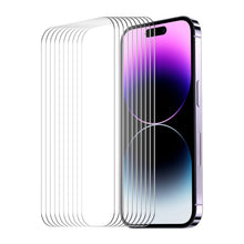 Load image into Gallery viewer, 10pcs ENKAY 0.26mm 9H 2.5D High Aluminum-silicon Tempered Glass Film, For iPhone 17e / 16e, For iPhone 16 Pro Max, For iPhone 16 Pro, For iPhone 16 Plus, For iPhone 16, For iPhone 15 Pro Max, For iPhone 15 Pro, For iPhone 15 Plus, For iPhone 15