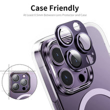 Load image into Gallery viewer, ENKAY Anti-reflection Camera Lens Aluminium Alloy Tempered Glass Film, For iPhone 15 Pro / 15 Pro Max