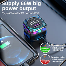 Load image into Gallery viewer, CS5 Car 3 in 1 Bluetooth 5.3 MP3 Player FM Transmitter Charger with Cable, CS5