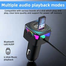 Load image into Gallery viewer, CS5 Car 3 in 1 Bluetooth 5.3 MP3 Player FM Transmitter Charger with Cable, CS5