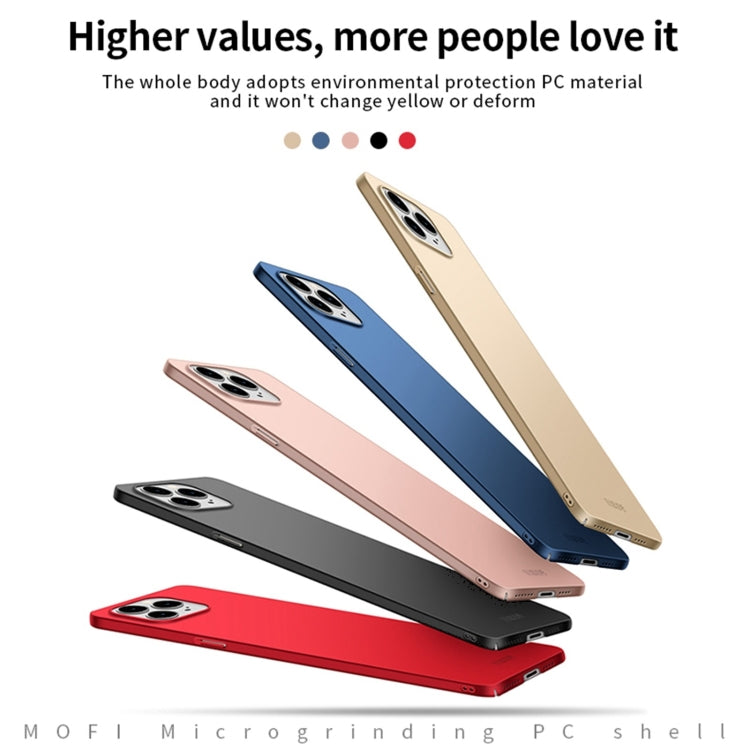 MOFI Frosted PC Ultra-thin Hard Phone Case, For iPhone 15 Pro Max, For iPhone 15 Pro, For iPhone 15 Plus, For iPhone 15