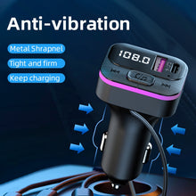 Load image into Gallery viewer, CS3 With 3 Charging Cables 66W Car Charger MP3 Player Bluetooth FM Transmitter, CS3
