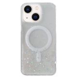 Glitter MagSafe Hybrid Clear TPU Phone Case, For iPhone 14 Plus, For iPhone 14, For iPhone 14 Pro, For iPhone 14 Pro Max, For iPhone 13 Pro Max, For iPhone 13 Pro, For iPhone 13, For iPhone 12, For iPhone 12 Pro Max
