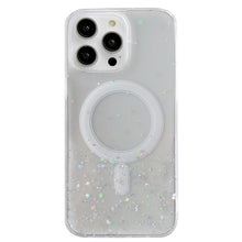 Load image into Gallery viewer, Glitter MagSafe Hybrid Clear TPU Phone Case, For iPhone 12 Pro, For iPhone 11 Pro Max, For iPhone 11, For iPhone 11 Pro