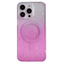 Load image into Gallery viewer, Glitter MagSafe Hybrid Clear TPU Phone Case, For iPhone 12 Pro, For iPhone 11 Pro Max, For iPhone 11, For iPhone 11 Pro