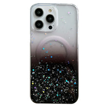 Load image into Gallery viewer, Glitter MagSafe Hybrid Clear TPU Phone Case, For iPhone 12 Pro, For iPhone 11 Pro Max, For iPhone 11, For iPhone 11 Pro