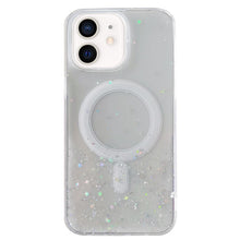 Load image into Gallery viewer, Glitter MagSafe Hybrid Clear TPU Phone Case, For iPhone 12 Pro, For iPhone 11 Pro Max, For iPhone 11, For iPhone 11 Pro