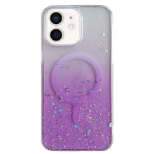 Load image into Gallery viewer, Glitter MagSafe Hybrid Clear TPU Phone Case, For iPhone 12 Pro, For iPhone 11 Pro Max, For iPhone 11, For iPhone 11 Pro