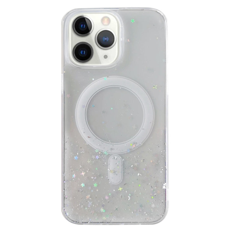 Glitter MagSafe Hybrid Clear TPU Phone Case, For iPhone 12 Pro, For iPhone 11 Pro Max, For iPhone 11, For iPhone 11 Pro