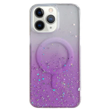 Load image into Gallery viewer, Glitter MagSafe Hybrid Clear TPU Phone Case, For iPhone 12 Pro, For iPhone 11 Pro Max, For iPhone 11, For iPhone 11 Pro