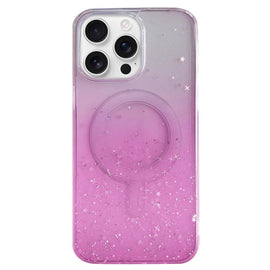 Glitter MagSafe Hybrid Clear TPU Phone Case, For iPhone 16 Pro Max, For iPhone 16 Pro, For iPhone 16 Plus, For iPhone 16, For iPhone 15 Pro Max, For iPhone 15 Pro, For iPhone 15 Plus, For iPhone 15, For iPhone 14 Plus
