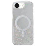 Glitter MagSafe Hybrid Clear TPU Phone Case, For iPhone 17e / 16e, For iPhone 16 Pro Max, For iPhone 16 Pro, For iPhone 16 Plus, For iPhone 16, For iPhone 15 Pro Max, For iPhone 15 Pro, For iPhone 15 Plus, For iPhone 15