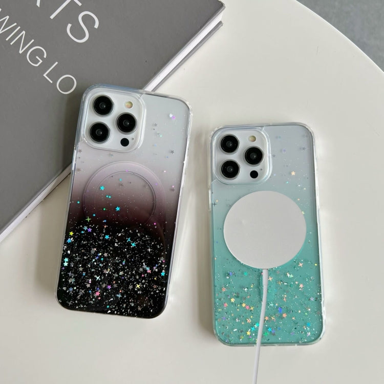 Glitter MagSafe Hybrid Clear TPU Phone Case, For iPhone 11 Pro Max, For iPhone 11, For iPhone 11 Pro