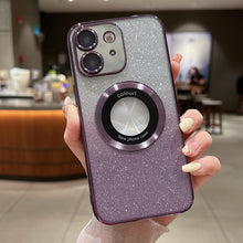 Load image into Gallery viewer, Gradient Glitter Electroplating MagSafe TPU Phone Case, For iPhone 12, For iPhone 12 Pro Max, For iPhone 12 Pro, For iPhone 11 Pro Max, For iPhone 11, For iPhone 11 Pro