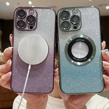 Load image into Gallery viewer, Gradient Glitter Electroplating MagSafe TPU Phone Case, For iPhone 12, For iPhone 12 Pro Max, For iPhone 12 Pro, For iPhone 11 Pro Max, For iPhone 11, For iPhone 11 Pro