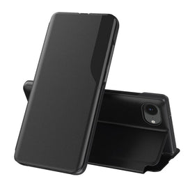 Side Display Flip Leather Phone Case, For iPhone 17e / 16e, For iPhone 17 Pro Max, For iPhone 17 Pro, For iPhone 17, For iPhone Air, For iPhone 16 Pro Max, For iPhone 16 Pro, For iPhone 16 Plus