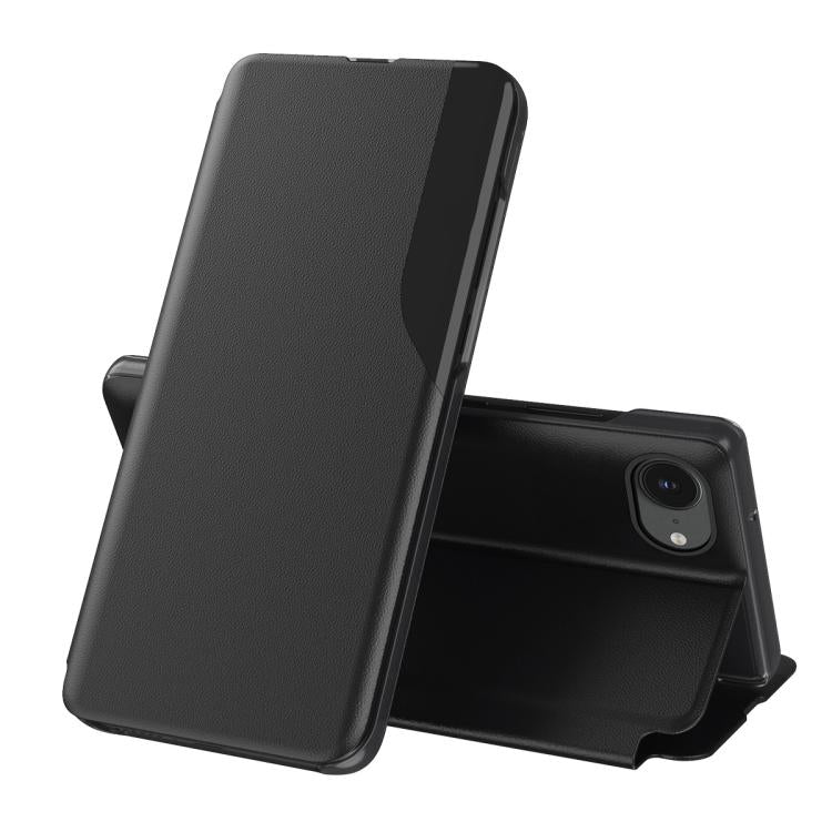 Side Display Flip Leather Phone Case, For iPhone 18 Pro / 17 Pro, For iPhone 18 Pro Max / 17 Pro Max, For iPhone 17e / 16e, For iPhone 17, For iPhone Air, For iPhone 16 Pro Max, For iPhone 16 Pro, For iPhone 16 Plus