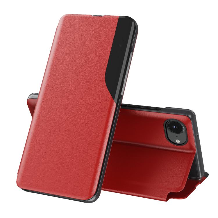 Side Display Flip Leather Phone Case, For iPhone 18 Pro / 17 Pro, For iPhone 18 Pro Max / 17 Pro Max, For iPhone 17e / 16e, For iPhone 17, For iPhone Air, For iPhone 16 Pro Max, For iPhone 16 Pro, For iPhone 16 Plus