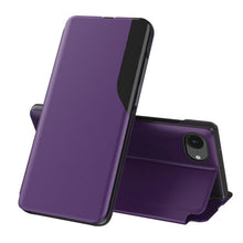 Load image into Gallery viewer, Side Display Flip Leather Phone Case, For iPhone 18 Pro / 17 Pro, For iPhone 18 Pro Max / 17 Pro Max, For iPhone 17e / 16e, For iPhone 17, For iPhone Air, For iPhone 16 Pro Max, For iPhone 16 Pro, For iPhone 16 Plus