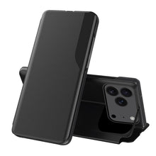Load image into Gallery viewer, Side Display Flip Leather Phone Case, For iPhone 18 Pro / 17 Pro, For iPhone 18 Pro Max / 17 Pro Max, For iPhone 17e / 16e, For iPhone 17, For iPhone Air, For iPhone 16 Pro Max, For iPhone 16 Pro, For iPhone 16 Plus
