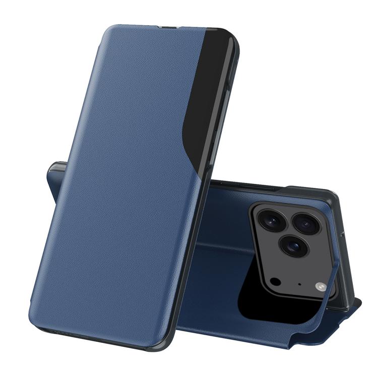 Side Display Flip Leather Phone Case, For iPhone 18 Pro / 17 Pro, For iPhone 18 Pro Max / 17 Pro Max, For iPhone 17e / 16e, For iPhone 17, For iPhone Air, For iPhone 16 Pro Max, For iPhone 16 Pro, For iPhone 16 Plus