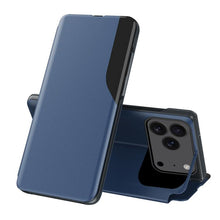 Load image into Gallery viewer, Side Display Flip Leather Phone Case, For iPhone 18 Pro / 17 Pro, For iPhone 18 Pro Max / 17 Pro Max, For iPhone 17e / 16e, For iPhone 17, For iPhone Air, For iPhone 16 Pro Max, For iPhone 16 Pro, For iPhone 16 Plus