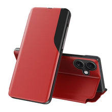 Load image into Gallery viewer, Side Display Flip Leather Phone Case, For iPhone 18 Pro / 17 Pro, For iPhone 18 Pro Max / 17 Pro Max, For iPhone 17e / 16e, For iPhone 17, For iPhone Air, For iPhone 16 Pro Max, For iPhone 16 Pro, For iPhone 16 Plus