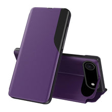 Load image into Gallery viewer, Side Display Flip Leather Phone Case, For iPhone 17e / 16e, For iPhone 17 Pro Max, For iPhone 17 Pro, For iPhone 17, For iPhone Air, For iPhone 16 Pro Max, For iPhone 16 Pro, For iPhone 16 Plus