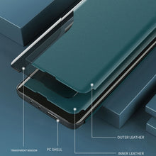 Load image into Gallery viewer, Side Display Flip Leather Phone Case, For iPhone 17e / 16e, For iPhone 17 Pro Max, For iPhone 17 Pro, For iPhone 17, For iPhone Air, For iPhone 16 Pro Max, For iPhone 16 Pro, For iPhone 16 Plus