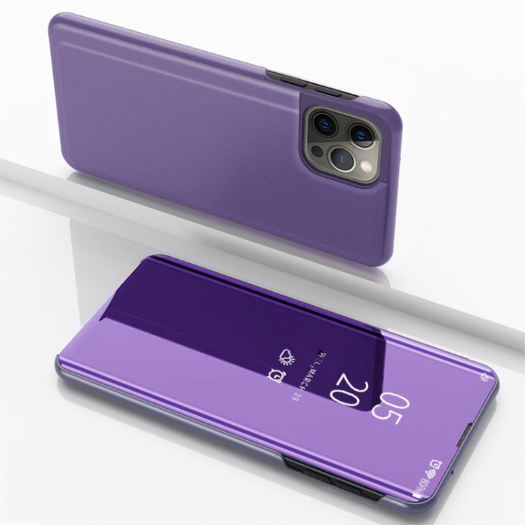 Plated Mirror Horizontal Flip Leather Phone Case with Holder, For iPhone 16 Pro, For iPhone 16 Plus, For iPhone 16, For iPhone 15 Pro Max, For iPhone 15 Pro, For iPhone 15 Plus