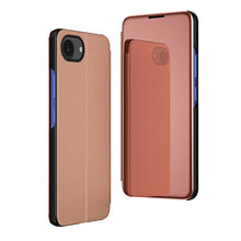 Load image into Gallery viewer, Plated Mirror Horizontal Flip Leather Phone Case with Holder, For iPhone 18 Pro / 17 Pro, For iPhone 18 Pro Max / 17 Pro Max, For iPhone 17e / 16e, For iPhone 17, For iPhone Air, For iPhone 16 Pro Max