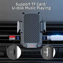 Load image into Gallery viewer, CS14 Car Interior Air Vent Mount Phone Stand MP3 Player FM Bluetooth Transmitter, CS14
