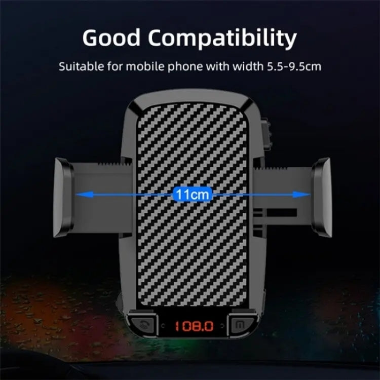 CS14 Car Interior Air Vent Mount Phone Stand MP3 Player FM Bluetooth Transmitter, CS14