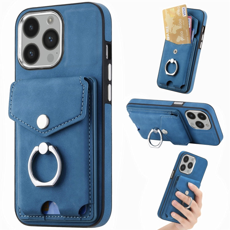 Electroplating Skin-feel Leather Ring Card Wallet Phone Case, For  iPhone 15 Plus, For iPhone 15 Pro Max, For iPhone 15 Pro, For  iPhone 15, For iPhone 14 Pro, For  iPhone 14 Pro Max