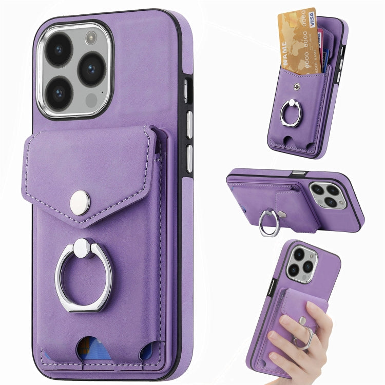 Electroplating Skin-feel Leather Ring Card Wallet Phone Case, For  iPhone 15 Plus, For iPhone 15 Pro Max, For iPhone 15 Pro, For  iPhone 15, For iPhone 14 Pro, For  iPhone 14 Pro Max