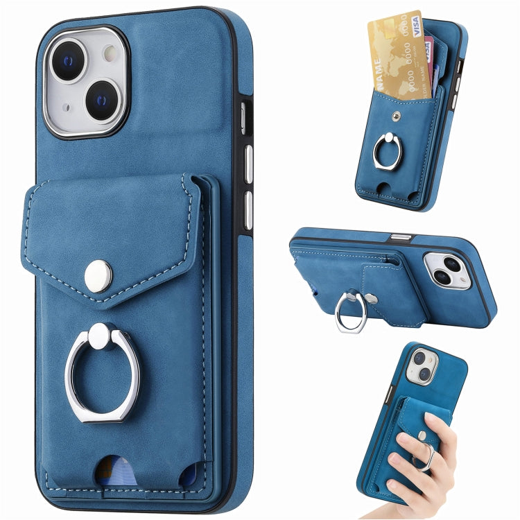 Electroplating Skin-feel Leather Ring Card Wallet Phone Case, For  iPhone 15 Plus, For iPhone 15 Pro Max, For iPhone 15 Pro, For  iPhone 15, For iPhone 14 Pro, For  iPhone 14 Pro Max